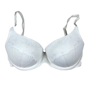 Modern Movement Bombshell Push Up Bra Size 34C White Lace